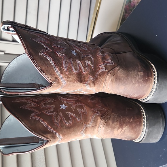 Ariat Driftwood Probaby Performance Boots Round Toe Brown - Picture 2 of 16